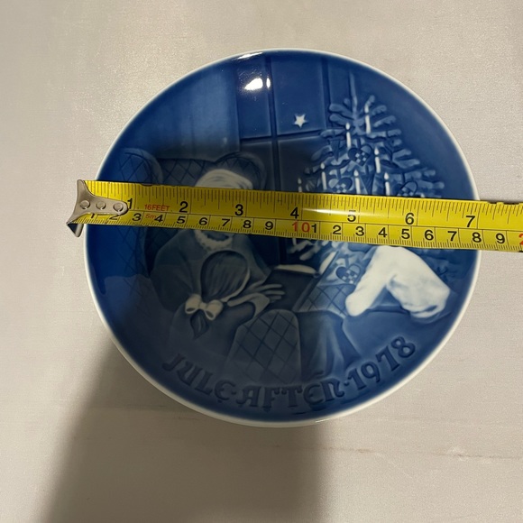 Vintage 1978 Copenhagen Jule After Christmas Plate Made In DenMark - Picture 2 of 4